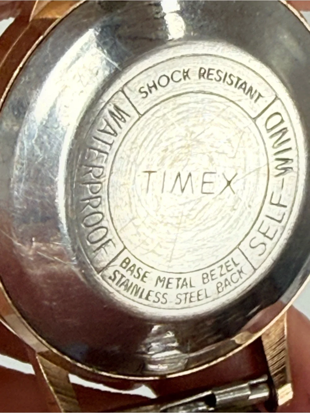 vintage Timex self-wind watch,1960s date complication Mechcanical retro dapper